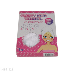 Wholesale absorbent hair towels shower caps head wraps for women