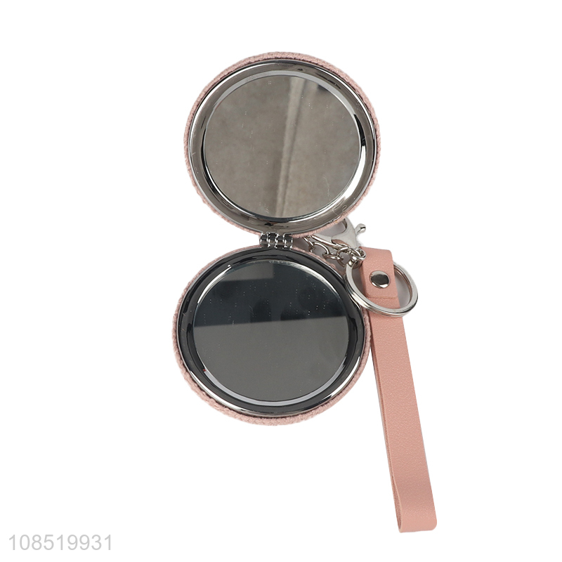 Hot sale 1x/2x magnification folding pocket mirror makeup mirror