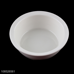 High quality round ceramic baking plates porcelain baking dishes