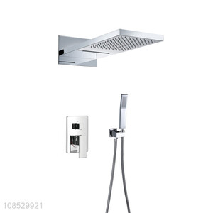 China factory high-end brass thermostatic rainfall shower systerm set
