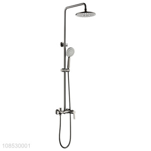 Wholesale brass shower systerm set with 3 gears rainfall shower head