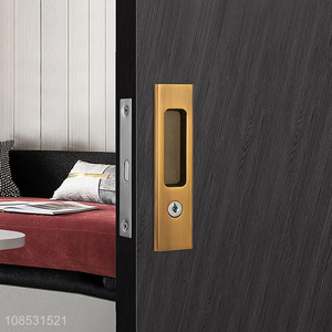 Wholesale invisible sliding door lock bathroom lock built-in moving door lock
