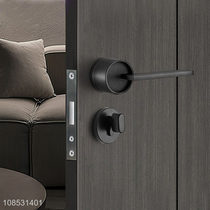 Good price magnetic suction mute door handle set bedroom interior door lock