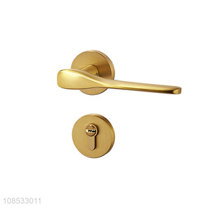 China factory magnetic split type bedroom door handle locks