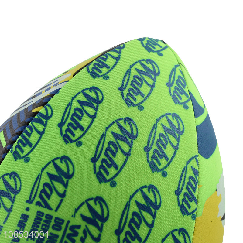 Factory supply 30cm neoprene rugby ball outdoor ball game
