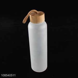 Factory wholesale glass water <em>bottle</em> <em>milk</em> <em>bottle</em> with lids