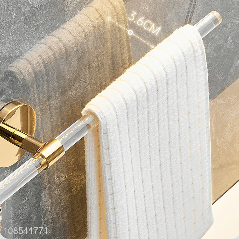 China wholesale acrylic bathroom towel bar bathroom accessories