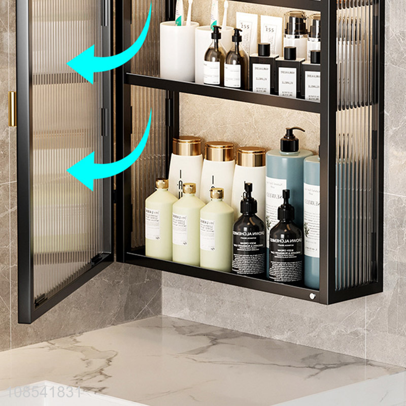 Top quality wall-mounted storage rack cosmetics storage cabinet