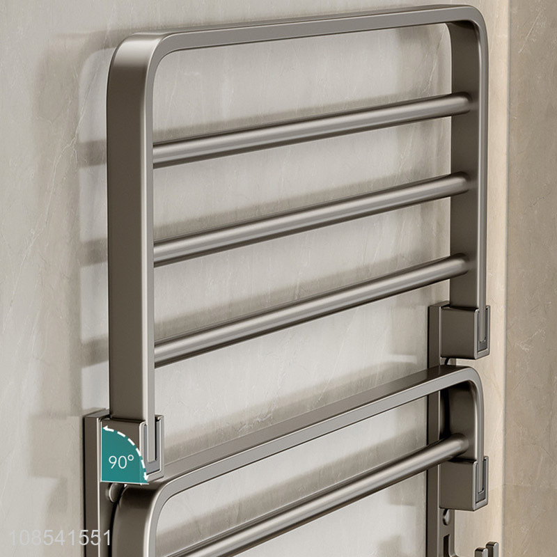 Top selling wall-mounted bathroom shelving towel rack