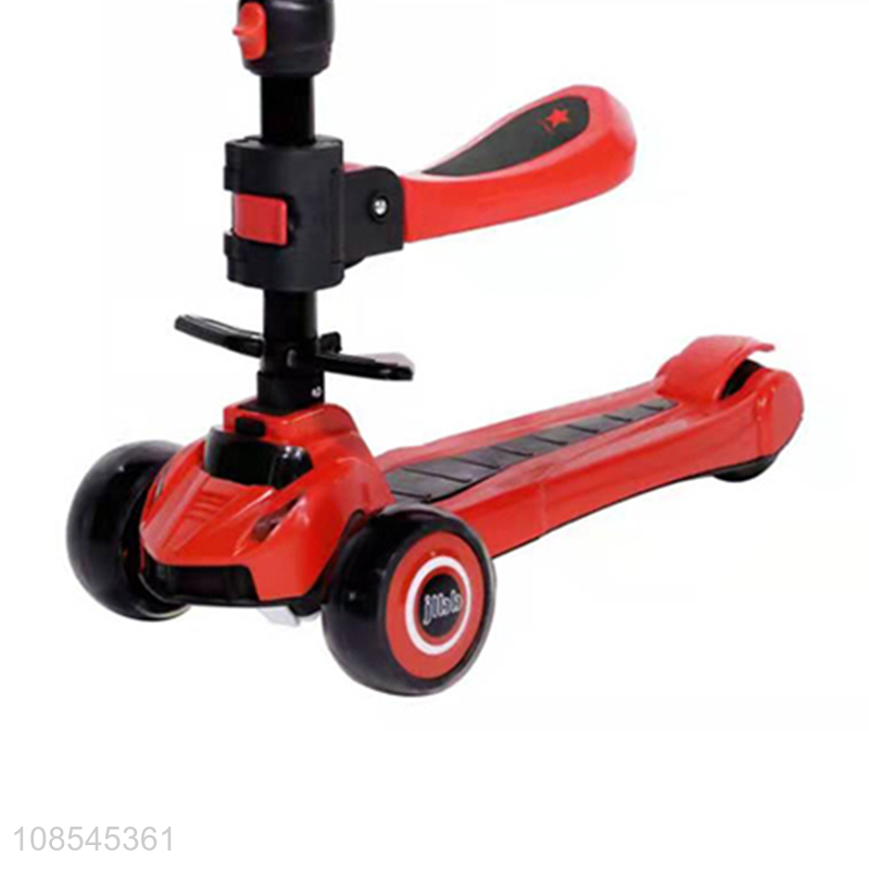 Most popular folding seat children balance scooter with music