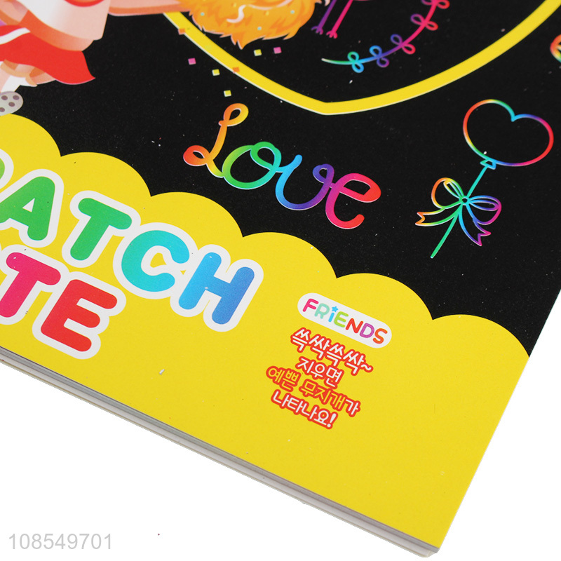 New arrival diy art scratch book for kids painting