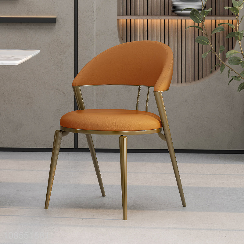 Hot items modern style leather dining chair for home