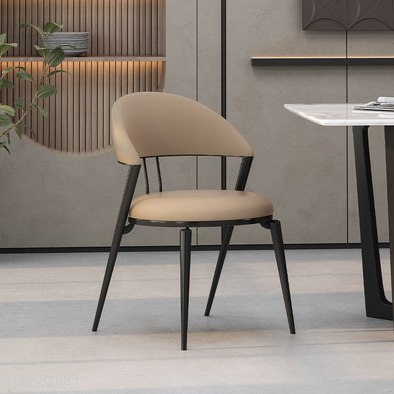 Hot items modern style leather dining chair for home