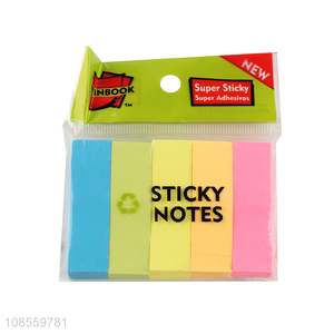 Wholesale 5 colors 100 sheets <em>sticky</em> <em>note</em> office school stationery