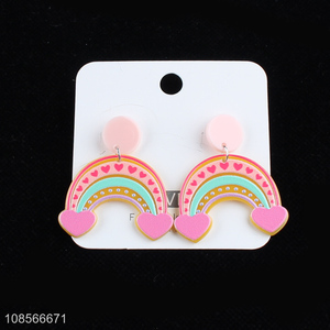 High quality acrylic <em>earrings</em> rainbow <em>earrings</em> drop <em>earrings</em>