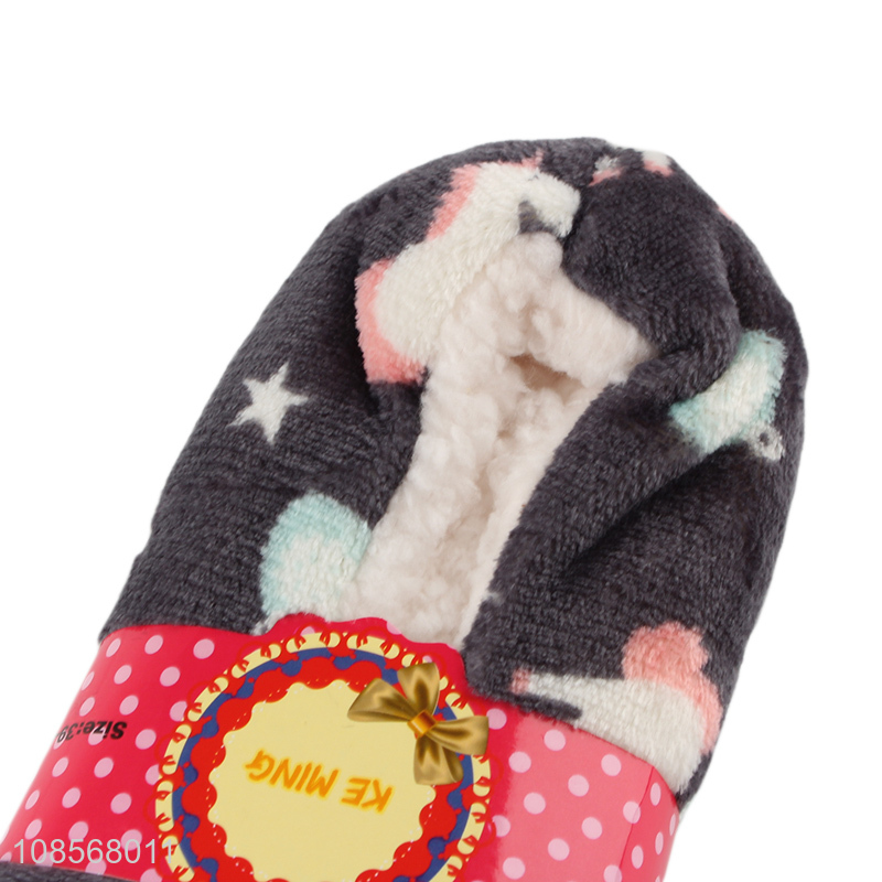 Hot items warm thickened floor slippers for indoor