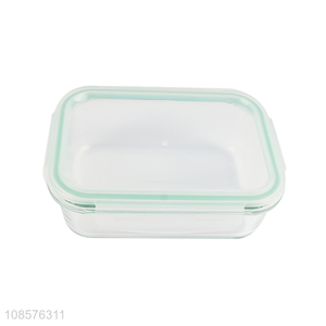 Factory supply 3pcs glass fresh-keeping bowls bento lunch box