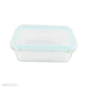 Hot selling 3pcs airtight leakproof glass fresh-keeping bowls