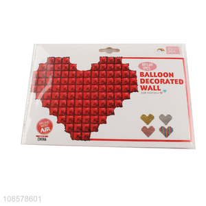 Best selling heart shape wall decorated balloon wholesale
