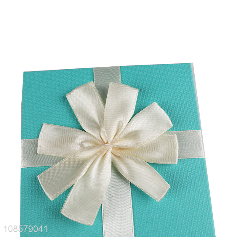 Hot products paper box gifts packing box with ribbon