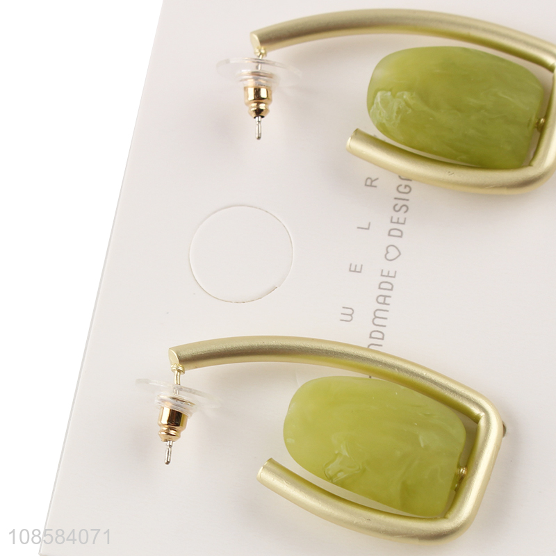 Best selling fashion women earrings jewelry ear studs wholesale