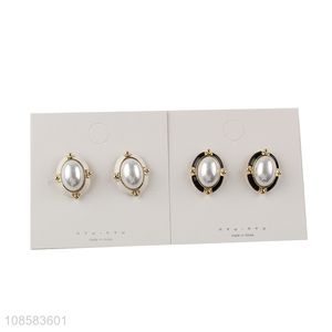 China factory <em>women</em> fashion pearl earrings for <em>jewelry</em>