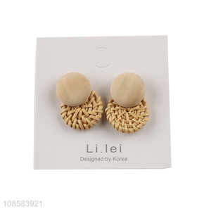 Wholesale from china simple design women <em>earrings</em> ear studs