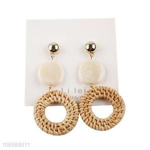 Yiwu factory decorative ladies fashion jewelry accessories <em>earrings</em>