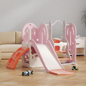 Hot items children indoor swing slide sets for home