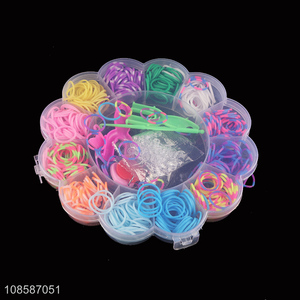 Hot selling rubber bands Diy <em>bracelet</em> kit for kids girls