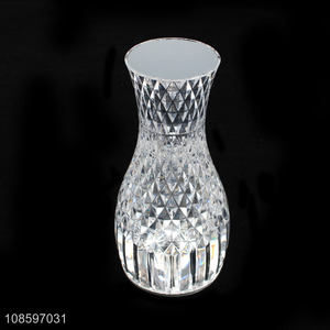 Factory supply vase shape crystal <em>table</em> <em>lamp</em> touch <em>lamp</em> for sale