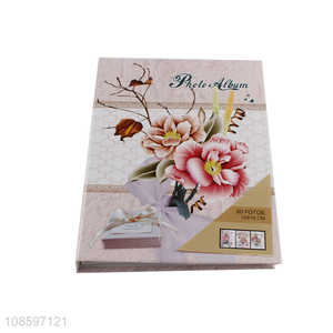 China factory flower pattern family couple photo album for sale