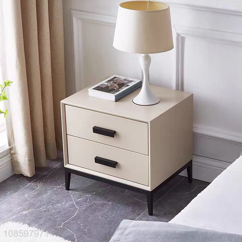 Good quality bedroom furniture solid wood bedroom nightstand bedside table
