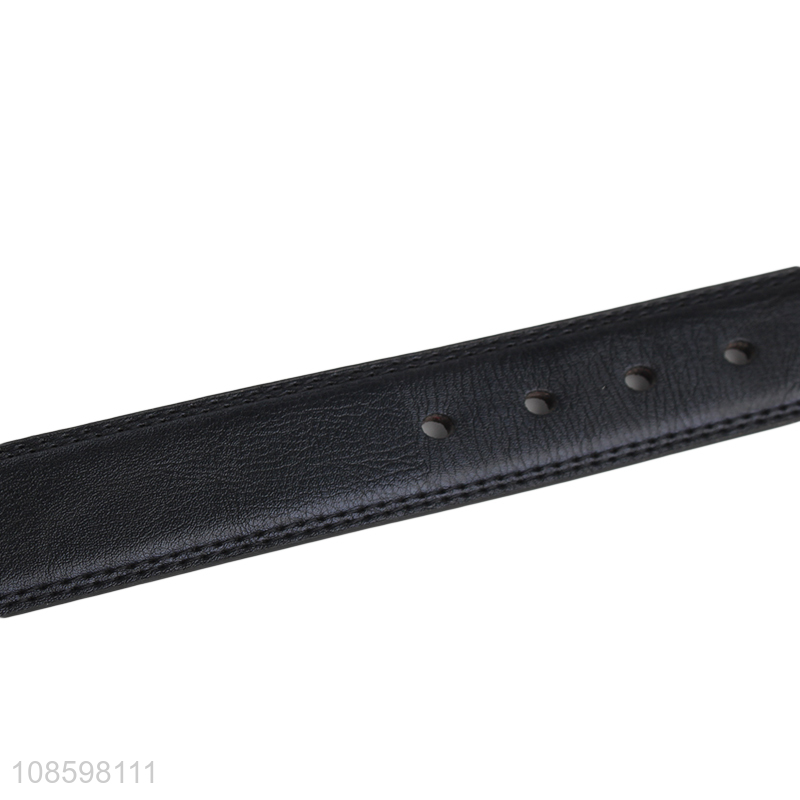 High quality 125cm men's belt everyday pu leather belt