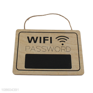 Hot items hanging WiFi password sign Wi-fi blackboard chalkboard