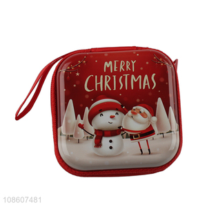 Factory price tinplate mini <em>coin</em> <em>purse</em> for christmas gifts