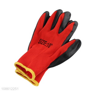 Factory price coated <em>safety</em> <em>gloves</em> cut resistant work <em>gloves</em>