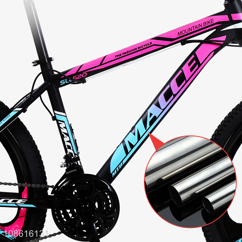 Wholesale 26 inch 24 speed high-carbon steel frame mountain bike for men women