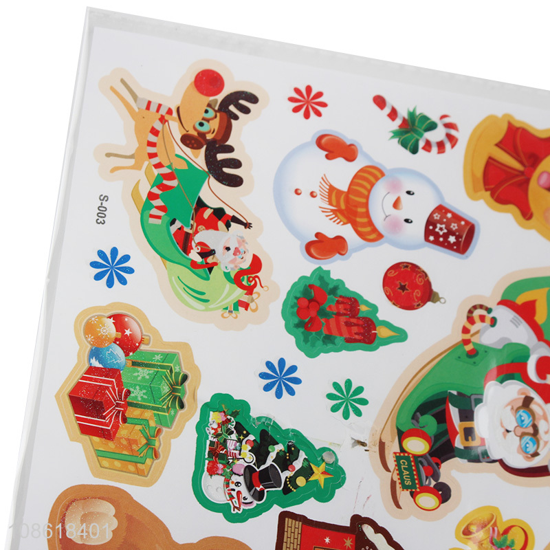 Hot Selling Christmas Stickers Merry Christmas Ornament Stickers for Kids