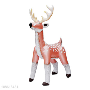 Top quality indoor outdoor inflatable standing reindeer for decoration