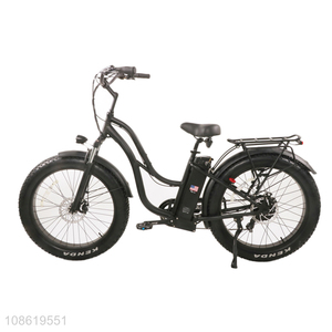 Wholesale 26*4.0 inch fat tire disc brake <em>lithium</em> <em>battery</em> electric snow bike