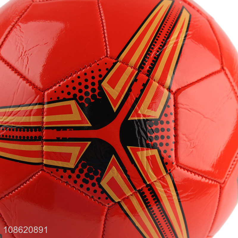 China products leather inflatable soccer ball football