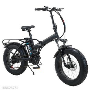 Top quality portable folding electric snow bicycle for sale