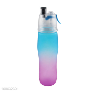 High quality 750ml gradient color dual-use mist <em>spray</em> <em>water</em> bottle