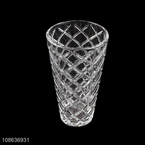 New arrival clear embossed whiskey glasses beer cup for restaurant