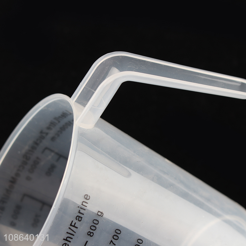 Wholesale 1000ml plastic measuring cup kitchen measuring tool for baking