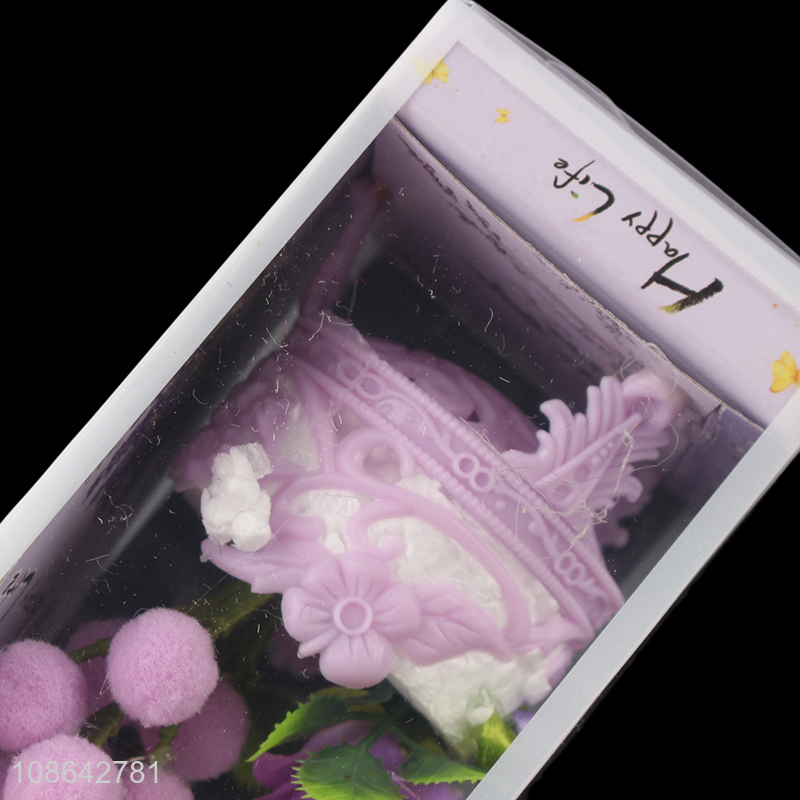 High quality novelty mini simulation flower decoration small gift box