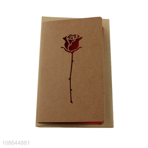 Best selling rose flower Valentine's day gifts <em>greeting</em> cards