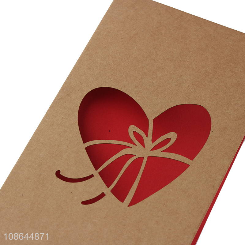Factory price Valentine's day gifts couple greeting cards