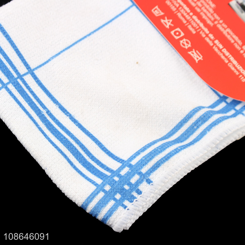 Wholesale household multi-use polyester cleaning towels microfiber cleaning cloths